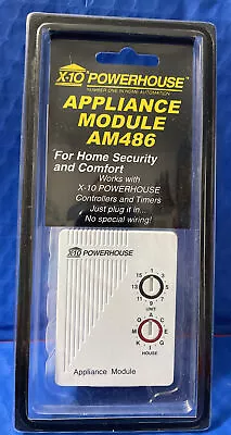 X-10 Powerhouse Appliance Module AM486 2 Pin Controller Timer Plug In No Wiring • $21.99