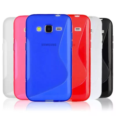 Thin Gel S Curve Case Soft Cover TPU Silicone For Samsung Galaxy Core Prime G360 • $60.75