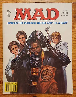 Vintage Mad Magazine #242 October 1983 Return Of Jedi Star Wars A Team Mr T R407 • $12.78