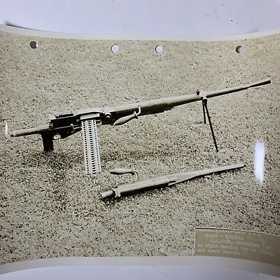 Hotchkiss 7.5 MM Machine Gun 1934 US Army Ordinance Aberdeen PG Photo Side Load • $17.99