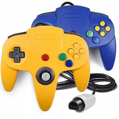 2Pack For Original N64 Video Game Console Wired N64 Controller Gamepad Joystick • $24.69