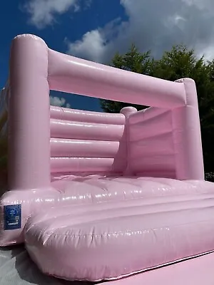 £50 • Buy FOR HIRE ONLY  - PASTEL PINK PRINCESS BOUNCY CASTLE 12x12ft LONDON/HERTS/BUCKS