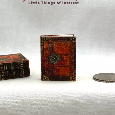 MERLIN'S GRIMOIRE Miniature 1:12 Scale Magic Medieval Manuscript Book • $8.50