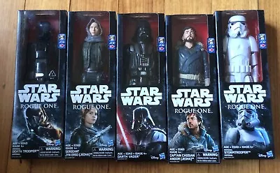 Star Wars 12 Inch Darth Vader Death Trooper Jyn Erso Stormtrooper Cassian Andor • $139.99