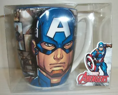 $11.99 • Buy Marvel Heroes Captain America Face Ceramic Coffee Mug - Marvel Comics/2020