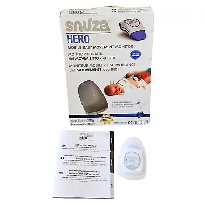 $39.95 • Buy SNUZA HERO Baby Movement Monitor Cordless Portable In BOX - Minor Defect SEE