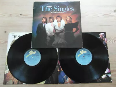 Abba The Singles The First Ten Years-great Audio-epic-ex Vg Double Album 1982 • £16.99