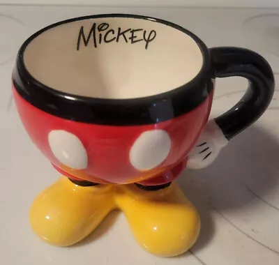 Mickey Mouse Pants Mug Ceramic Disney Theme Parks Coffee Tea Cup • $6.99