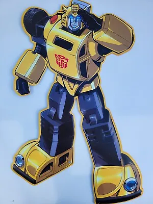 Transformers Bumblebee G1 Tin Metal Sign Wall Décor Open Road 10 X 15 NEW • $11.99