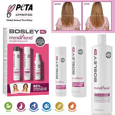 Hair Loss Treatment Shampoo Conditioner & Thickening Growth & Thinning Bosley MD • £39.99