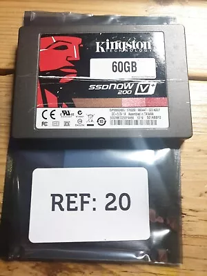 £9 • Buy Kingston SSDNow V+200 SVP200S3/60G 60GB SSD 2.5  REF: 20