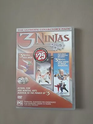 3 Ninjas | Trilogy (DVD 1992) R4 • $9.95