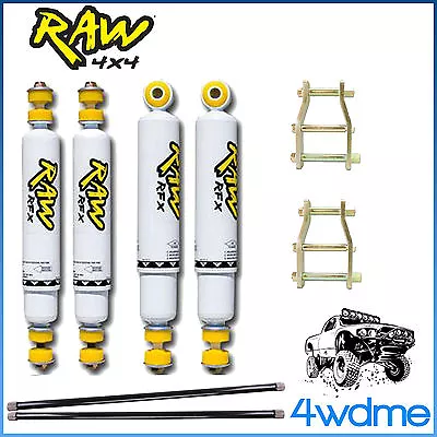 Ford Ranger PJ PK RAW 4WD Front & Rear Shocks + Torsion Bar 2  HD Lift Kit • $926.64