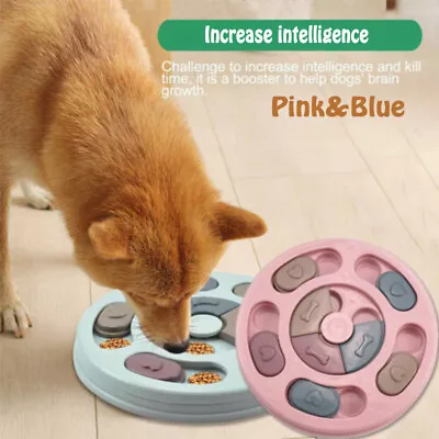 $18.99 • Buy Dog Treat Dispenser Puppy Feeder Puzzle Game Interactive Toy Pet Training Supply