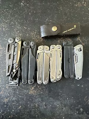 Lot Of 6 Leatherman-Free T2/Mut/Wave+ Plus/Sidekick/Vintage Tool/Surge • $280