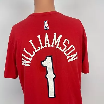 Nike Zion Williamson New Orleans Pelicans Dri Fit Jersey T Shirt NBA Size L • $20.99