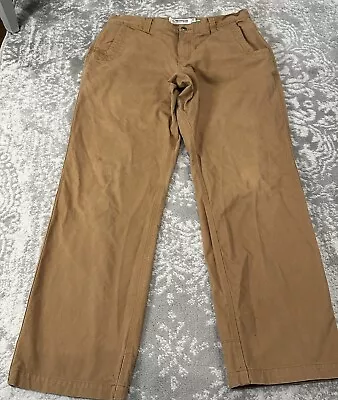 Mountain Khakis Men’s 38x34 Canvas Original Mountain Pant Relaxed Fit • $16