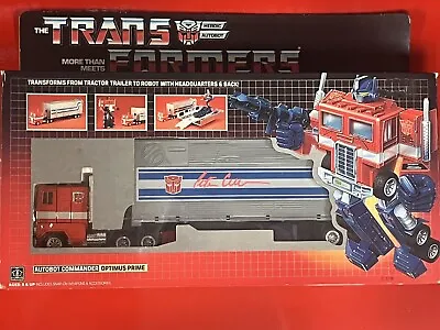 G1 TRANSFORMERS Ceji OPTIMUS PRIME French France RED FOOT Signed By Peter Cullen • $5000