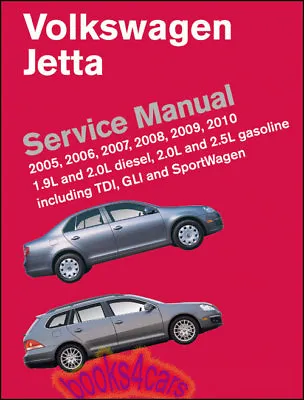 Jetta Shop Manual Service Repair Book Volkswagen Bentley Robert 2005 2010 Tdi Gl • $138.88