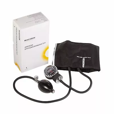 McKesson LUMEON Adult Cuff Arm Aneroid Sphygmomanometer Unit 2-Tubes 1 Per Box • $29.94