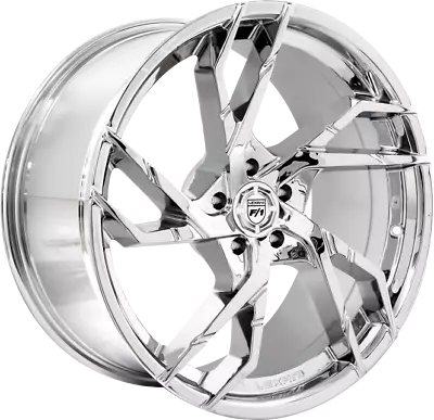 20 Inch 20x8.5 Lexani ALPHA Chrome Wheels Rims 5x4.5 5x114.3 +15 • $2010.84