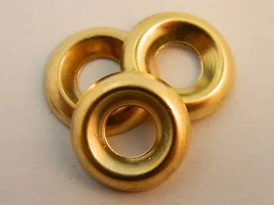 #8 Brass Finishing Cup Washer Qty 250 • $28.57