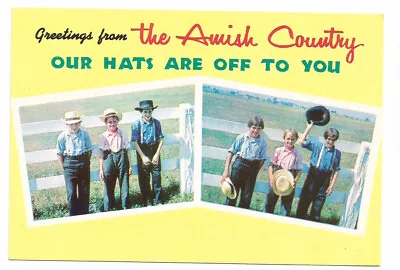 PA Postcard Pennsylvania Amish Dutch Country Greeting • $1.99