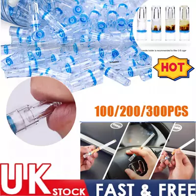 100/200/300X Cigarette Holder Filters Cigaret Tar-proof Filtrator • £4.95
