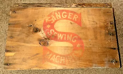 Antique Singer Sewing Machines Wood Shipping Box/Crate (Terre Hill PA) • $59.95