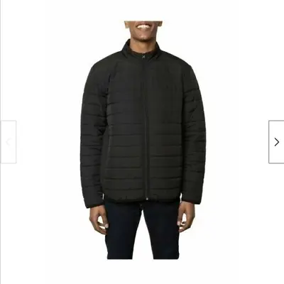 Voyager Men's Polar Fleece Lined Puffer Jacket (Black XXL) NWT • $28.02
