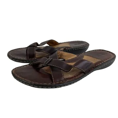 Born Leather Sandals Women’s Size 8 Brown • $19.99