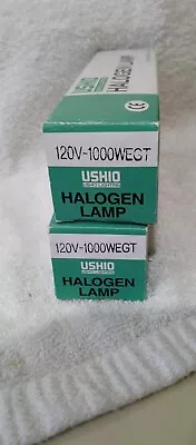 USHIO TPF Halogen Lamp Bulb 120V 1000 Watt New 2 FER *FREE SHIPPING • $18.95