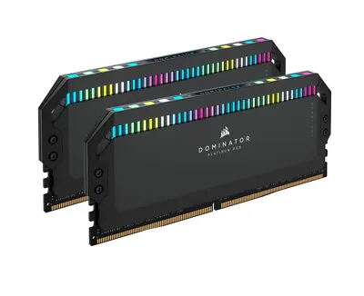 Corsair Dominator Platinum RGB 32GB (2x16GB) DDR5 UDIMM 5200Mhz C40 1.25V Black • $739