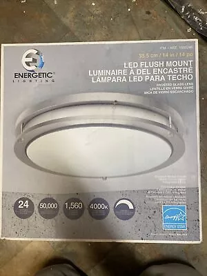 ENERGETIC LIGHTING 1600246 14 Inch LED Flush Mount Ceiling Light 24W * • $49