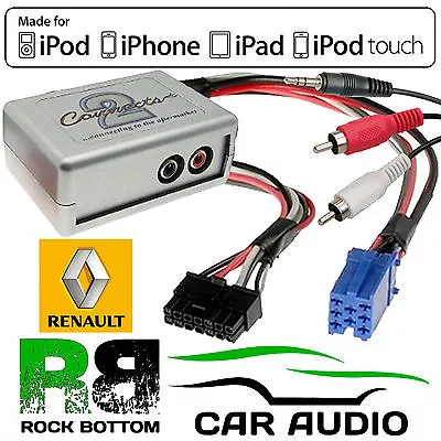 £34.95 • Buy CTVRNX001 Renault Clio 2000 - 2013 Car Aux In MP3 IPhone IPod Interface Adaptor