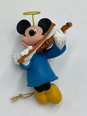 Mickey Mouse Ornament Vintage Disney Angel Violin  1990 Grolier 3 1/2  No Box • $11.01