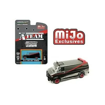 Greenlight 1/64 The A Team  B.a.'s 1983 Gmc Vandura Diecast Van #51225 • $14.99