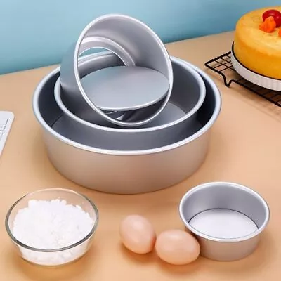 1PC 4/5/6/8 Inch Cake Mould Round DIY Cakes Pastry Mould Baking Tin Pan Reusable • $14.56