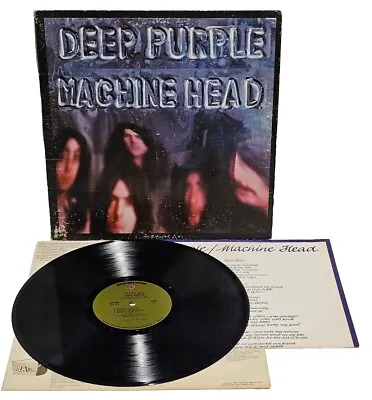 Deep Purple Machine Head Vinyl LP Gatefold W/Insert Warner Bros BS-2607 (1972) • $27.99