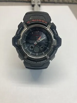 Vintage Casio G-Shock Tough Solar Wave Ceptor GW-1500A Analog LCD Digital Watch • $45