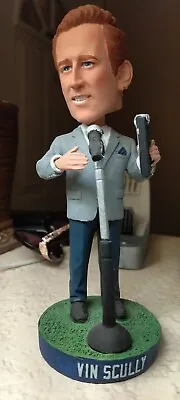 2013 Vin Scully LA Dodgers Bobblehead Broadcaster Talking Into Microphone • $68.99