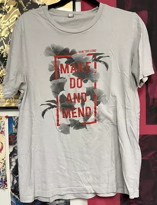 Make Do And Mend - Don’t Belong Large Shirt On Canvas CTHC Post-Hardcore Punk • $12