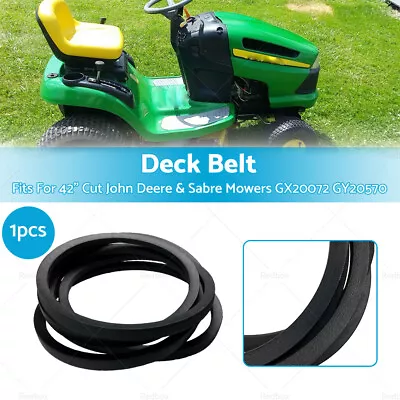 Deck Belt For 42  Cut John Deere & Sabre Mowers GX20072 GY20570 • $23.59