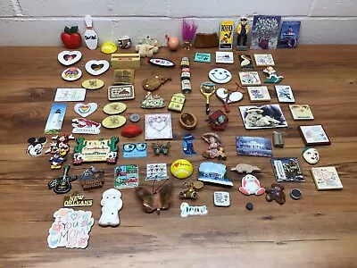 Lot  + 75  Vintage Travel Magnets Refrigerator Magnets Souvenirs • $39.99