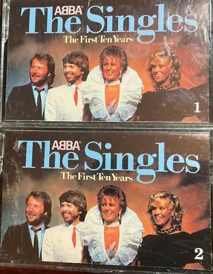 Abba - The Singles - The First Ten Years Double Cassette With Free Uk Postage. • £8.99