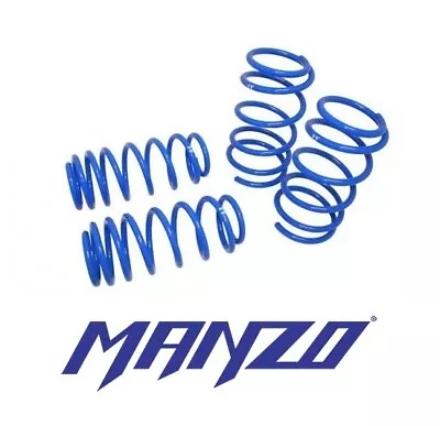 Manzo Blue 4PCS Coil Lowering Springs Kit Fits 03-07 Infiniti G35 Coupe RWD V35 • $92