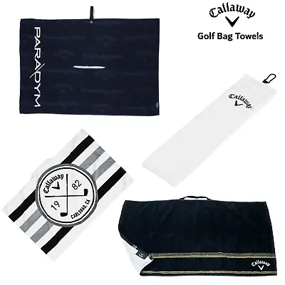 Callaway Golf Towel Golf Trifold Towel Paradym Or Epic Star Golf Bag Towel New • £11.99