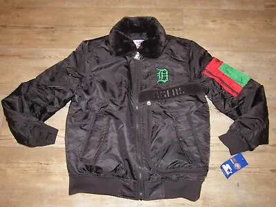 Starter Detroit Tigers Ty Mopkins Quilt Lined Trooper Jacket Size Men's Large • $84.99