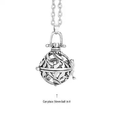 Essential Oil Aroma Diffuser Locket Pendant Necklace Aromatherapy • $5.99