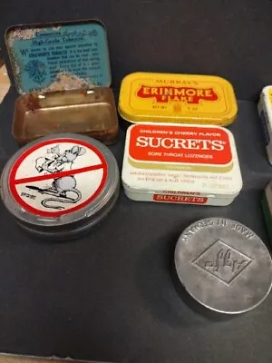 Vintage Lot Of 9 Mini Advertising / Product Tins  • $6.99